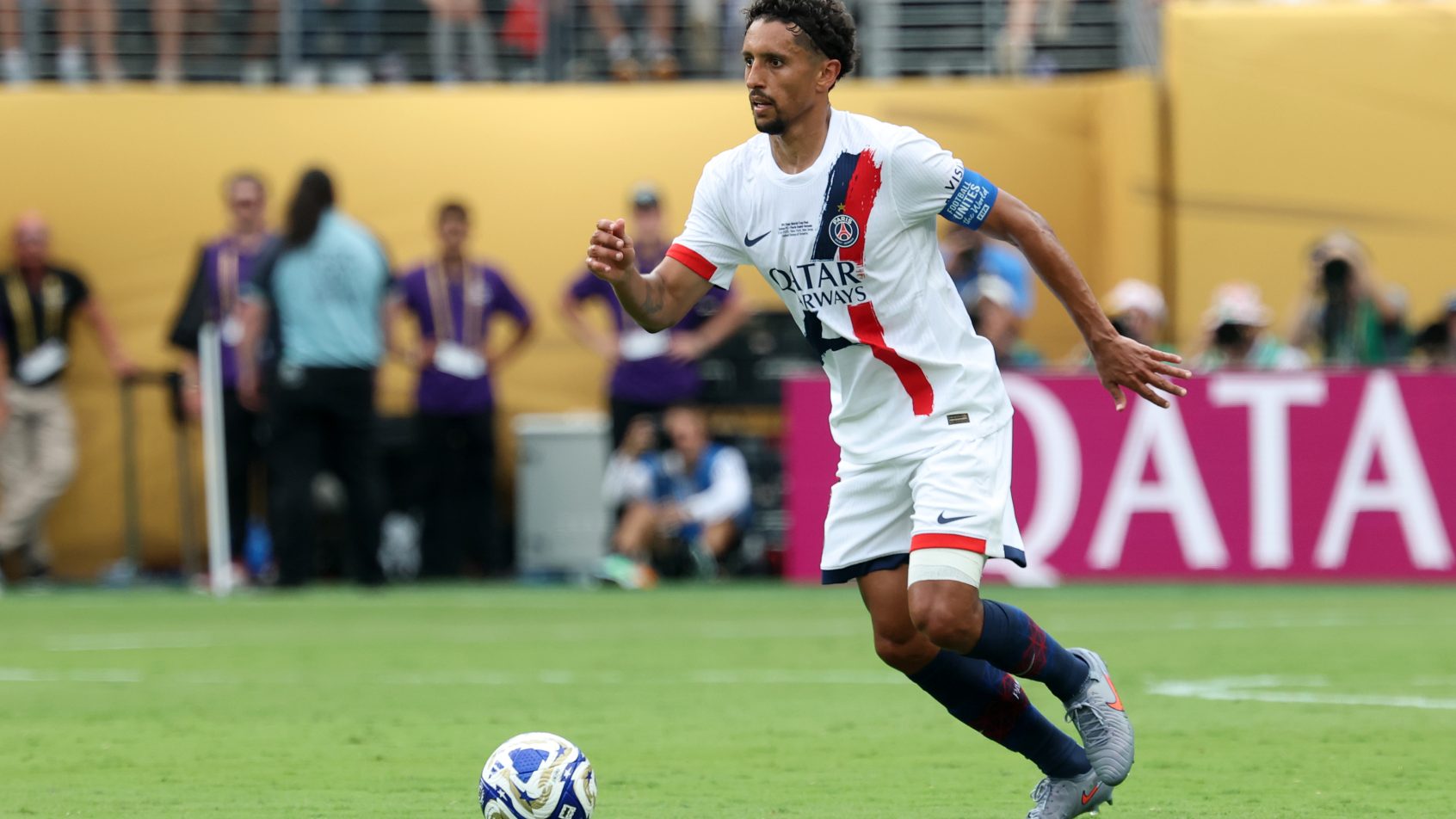 Marquinhos playing for PSG in the 2025 FIFA Club World Cup.