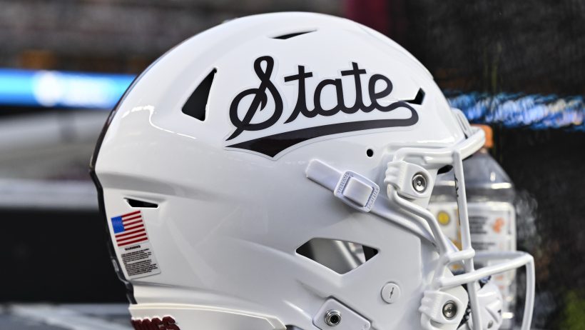 Mississippi State football helmet.