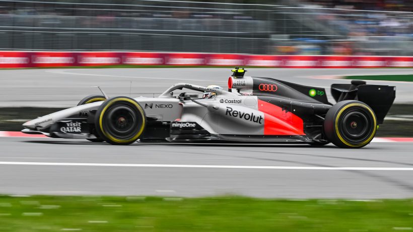 Audi driver Gabriel Bortoleto during the Lenovo Grand Prix