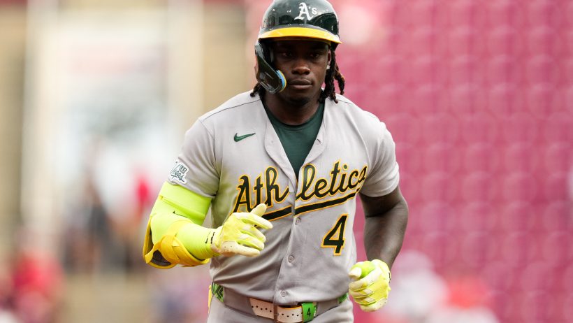 Lawrence Butler homers vs the Reds.