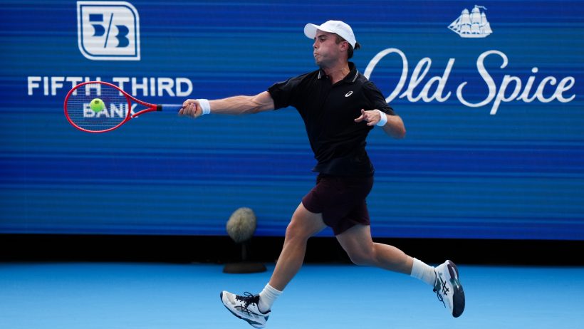 Arthur Fery playing in the ATP Tour in the 2026 season.