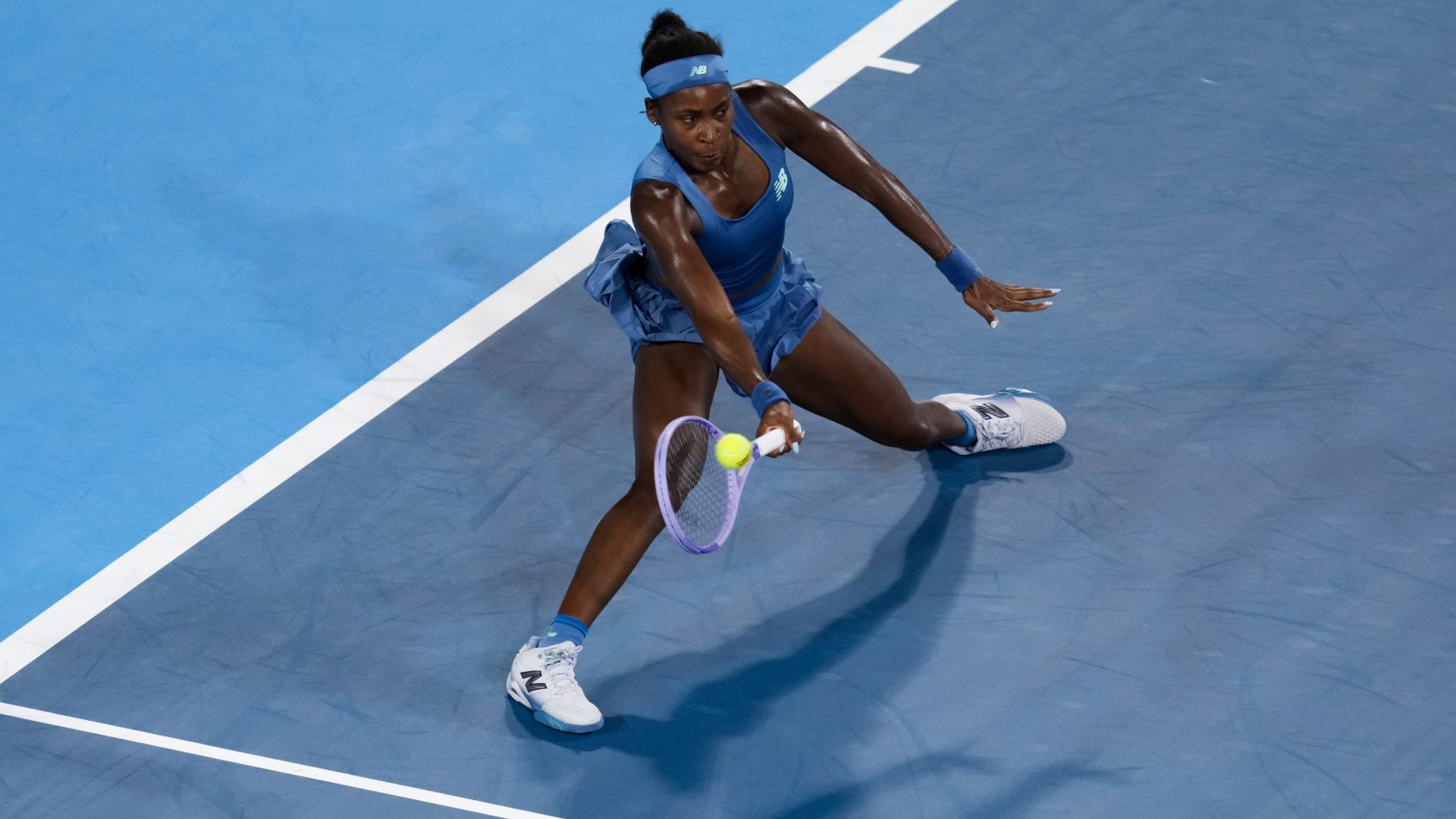Coco Gauff playing in the 2026 Cincinnati Open.