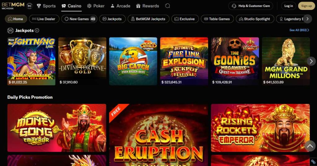 BetMGM Casino Michigan