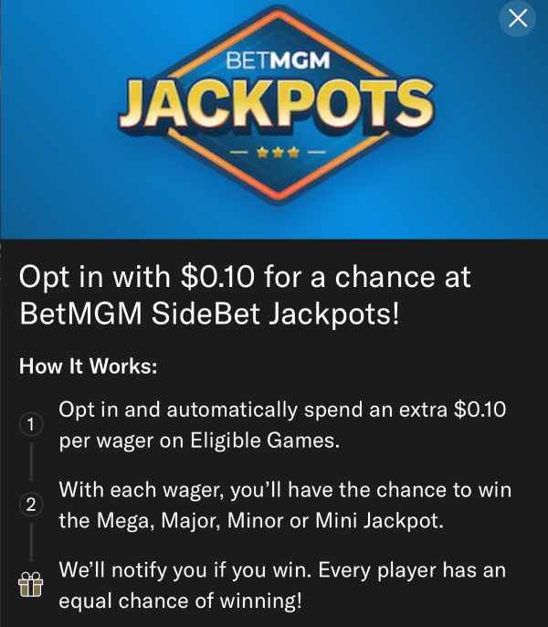 BetMGM Jackpots