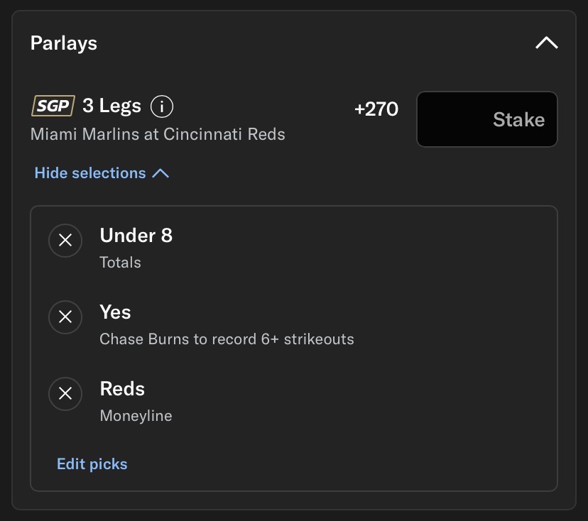 BetMGM Kentucky Parlay