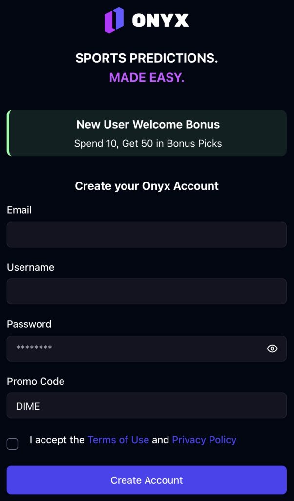 how to claim onyx promo code