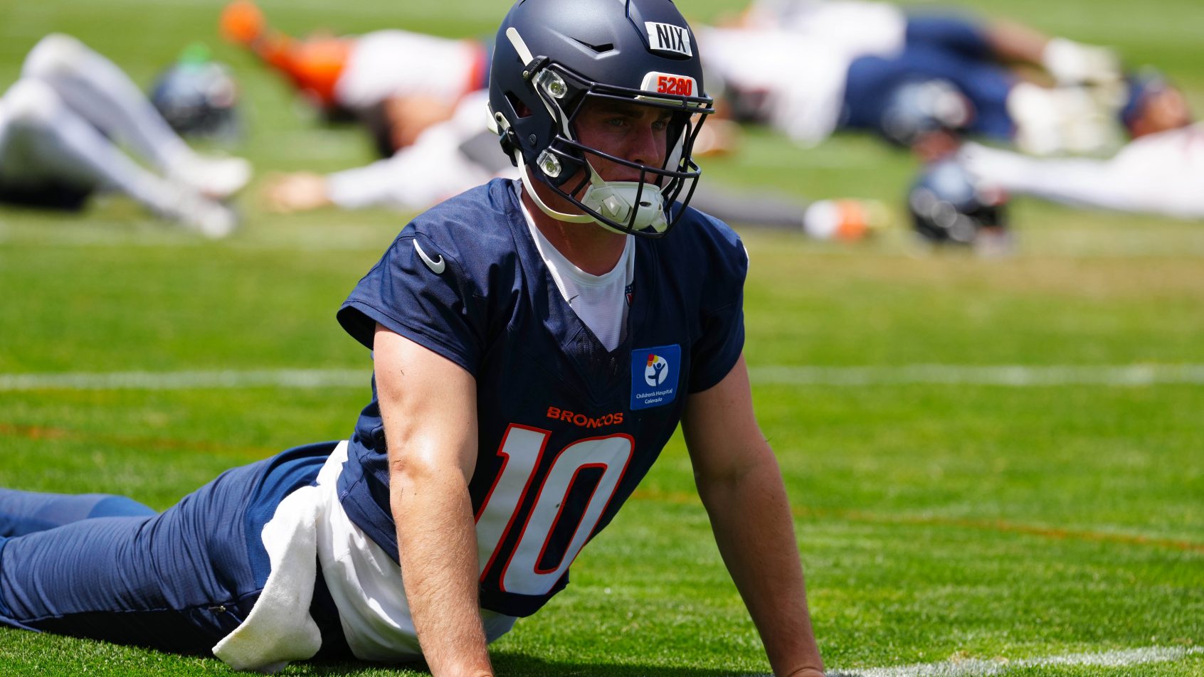 NFL Regression candidates. Bo Nix stretching.