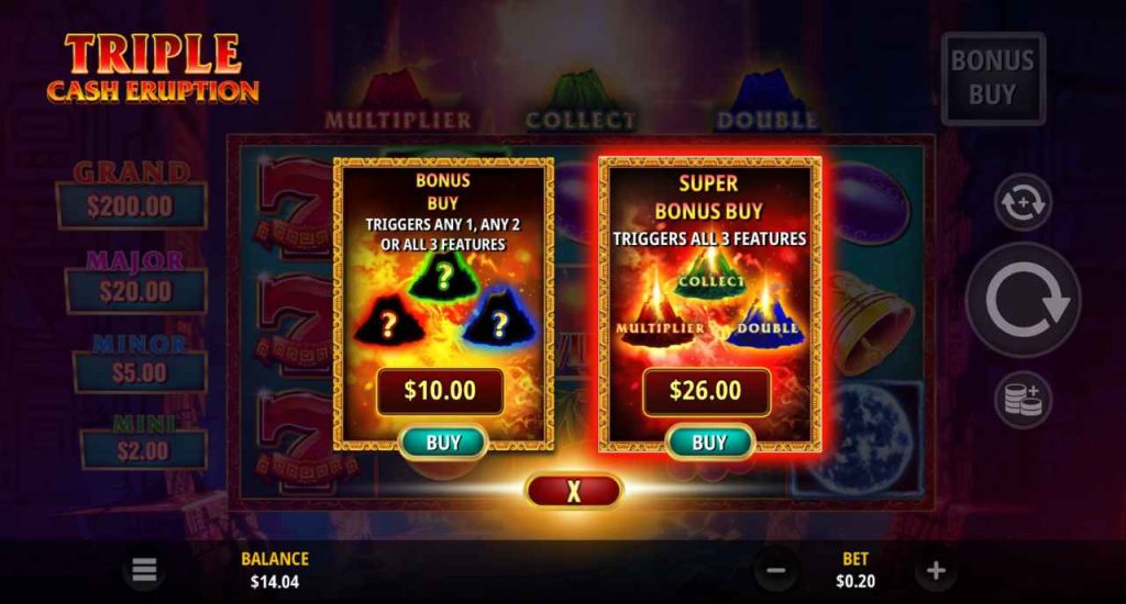 Triple Cash Eruption