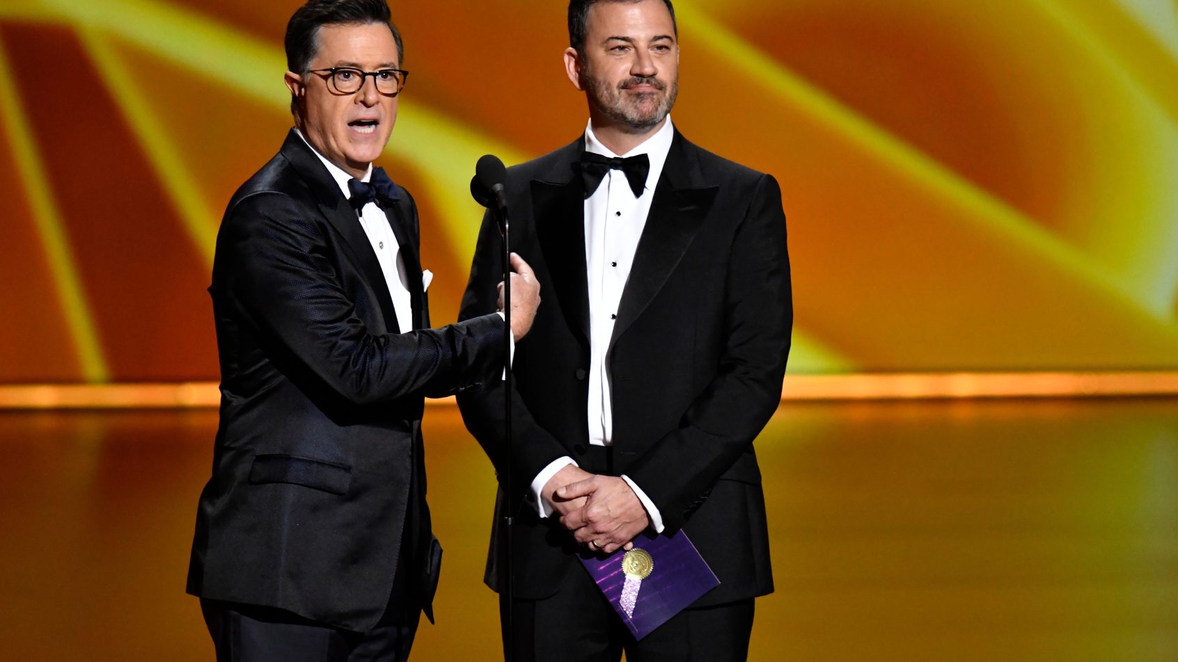 the late show with stephen colbert favored to win emmys trade on prediction markets for the emmys