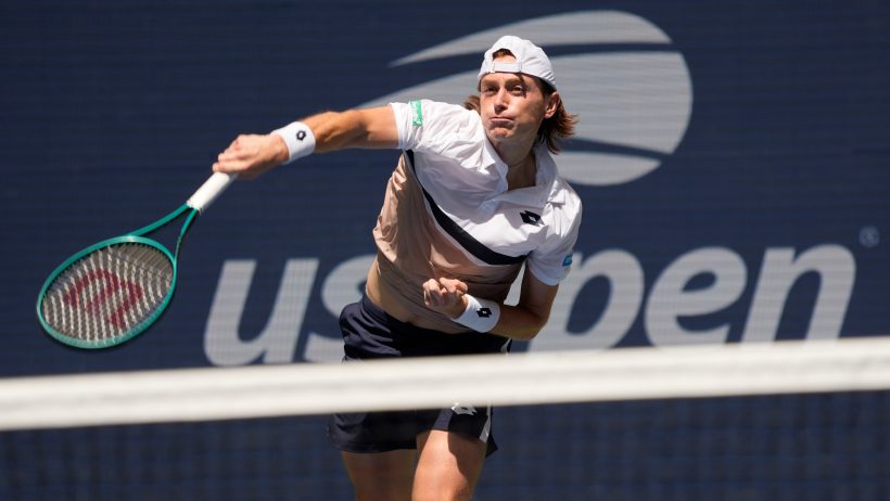 Ignacio Buse playing in the 2025 US Open.