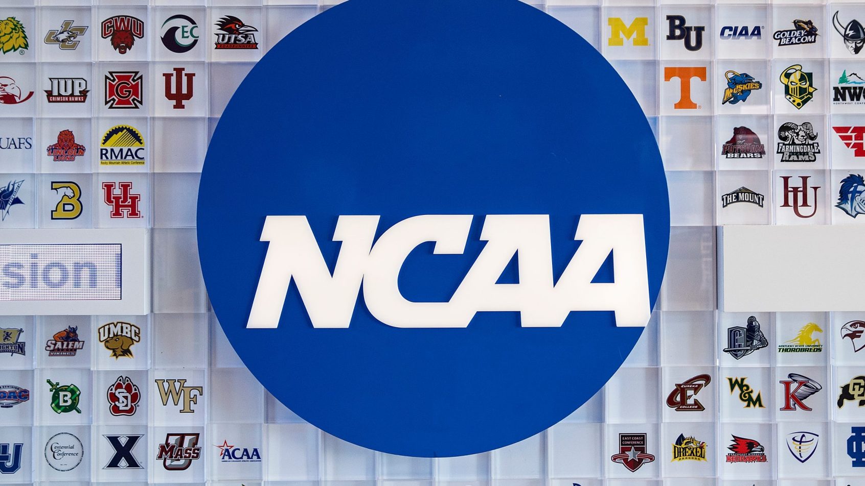 NCAA logo.