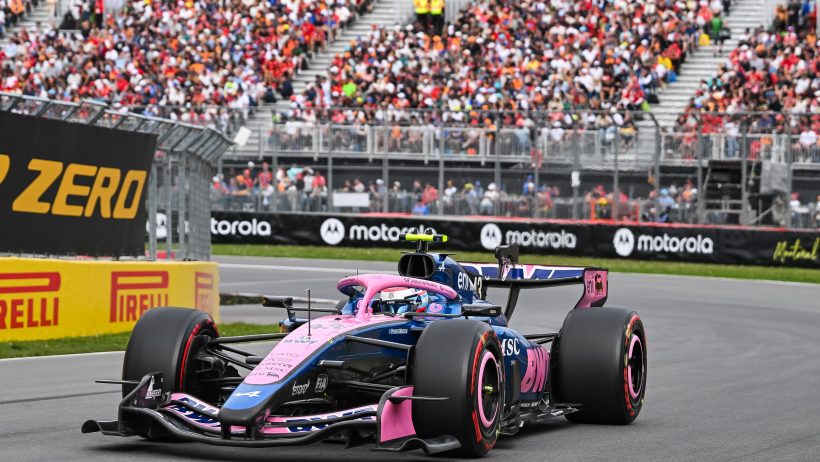 Franco Colapinto on-track in Canada (2026).