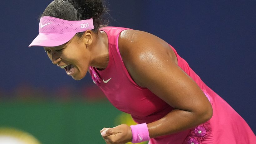 Naomi Osaka screaming reaction
