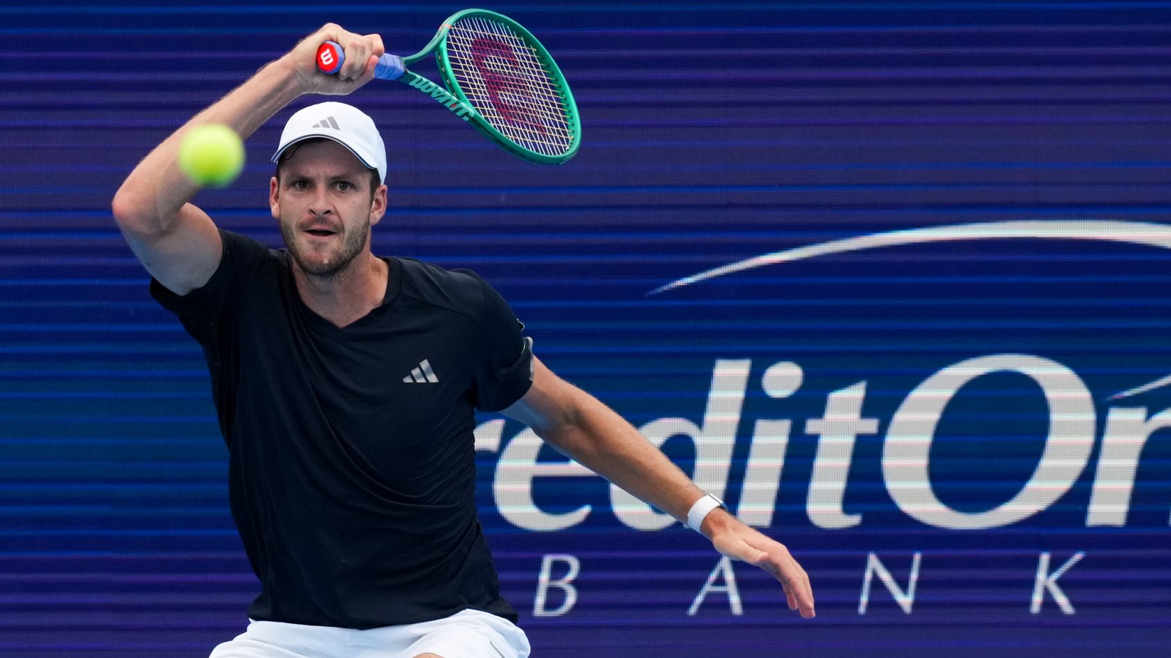 Hubert Hurkacz playing in the 2026 ATP tennis season.