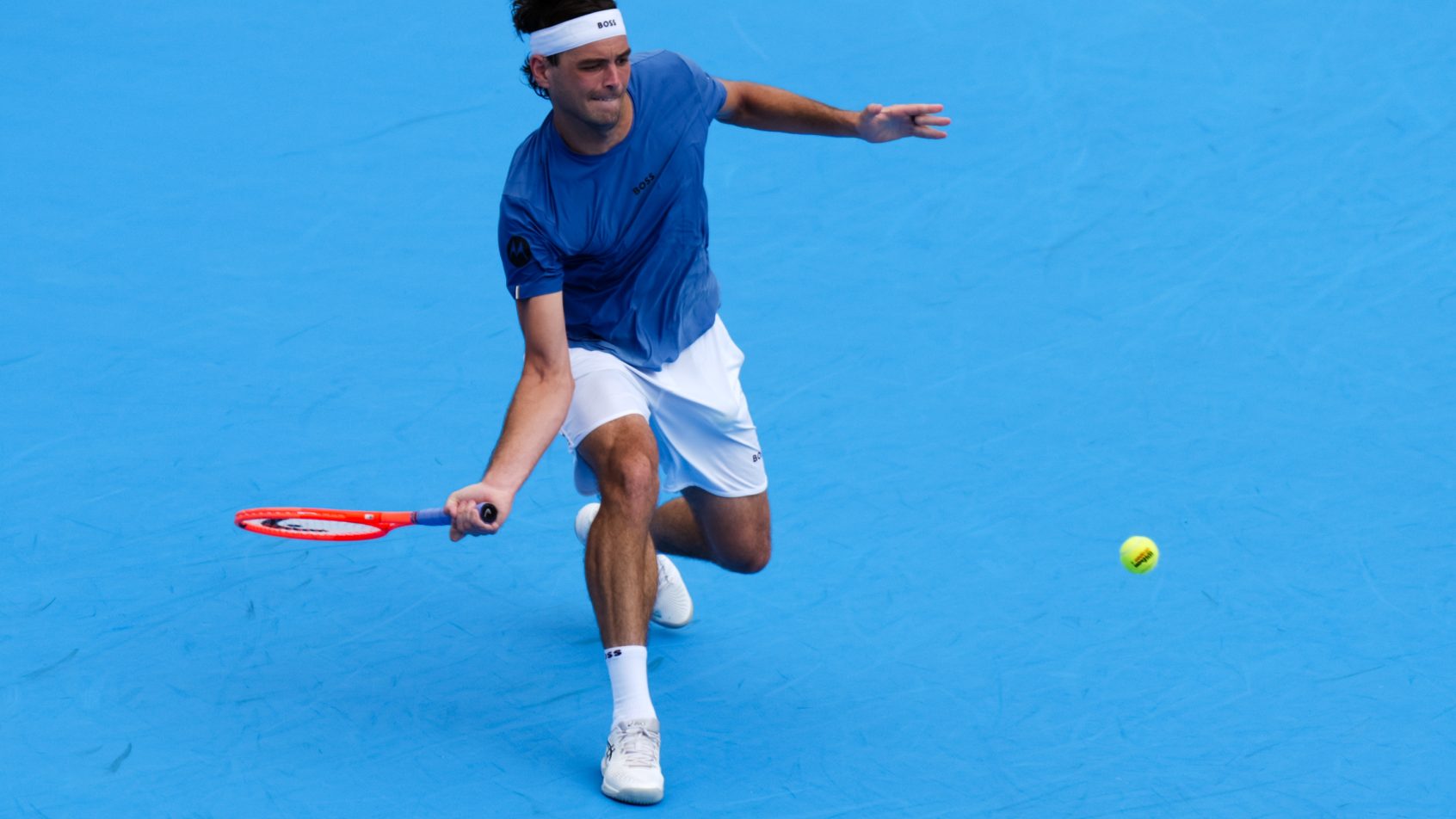 Alex Michelsen forehand return