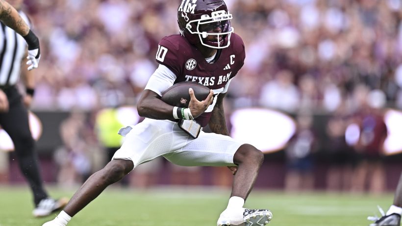 Marcel Reed playing for Texas A&M in the 2026 college football season.
