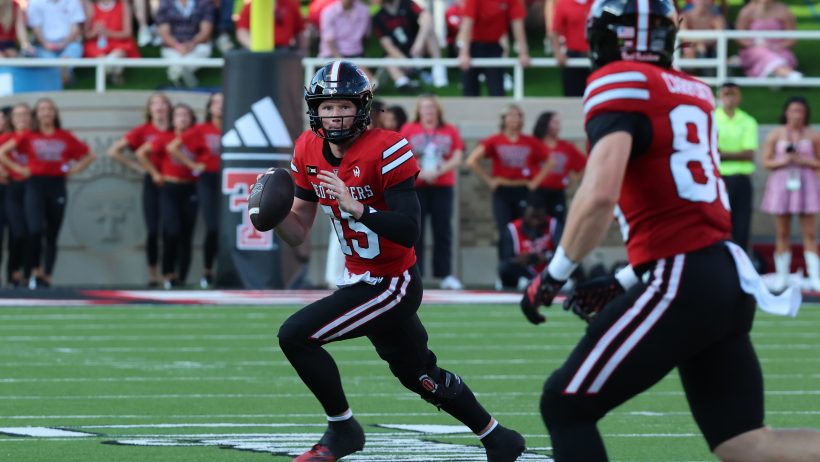 Will Hammond rolling out to pass