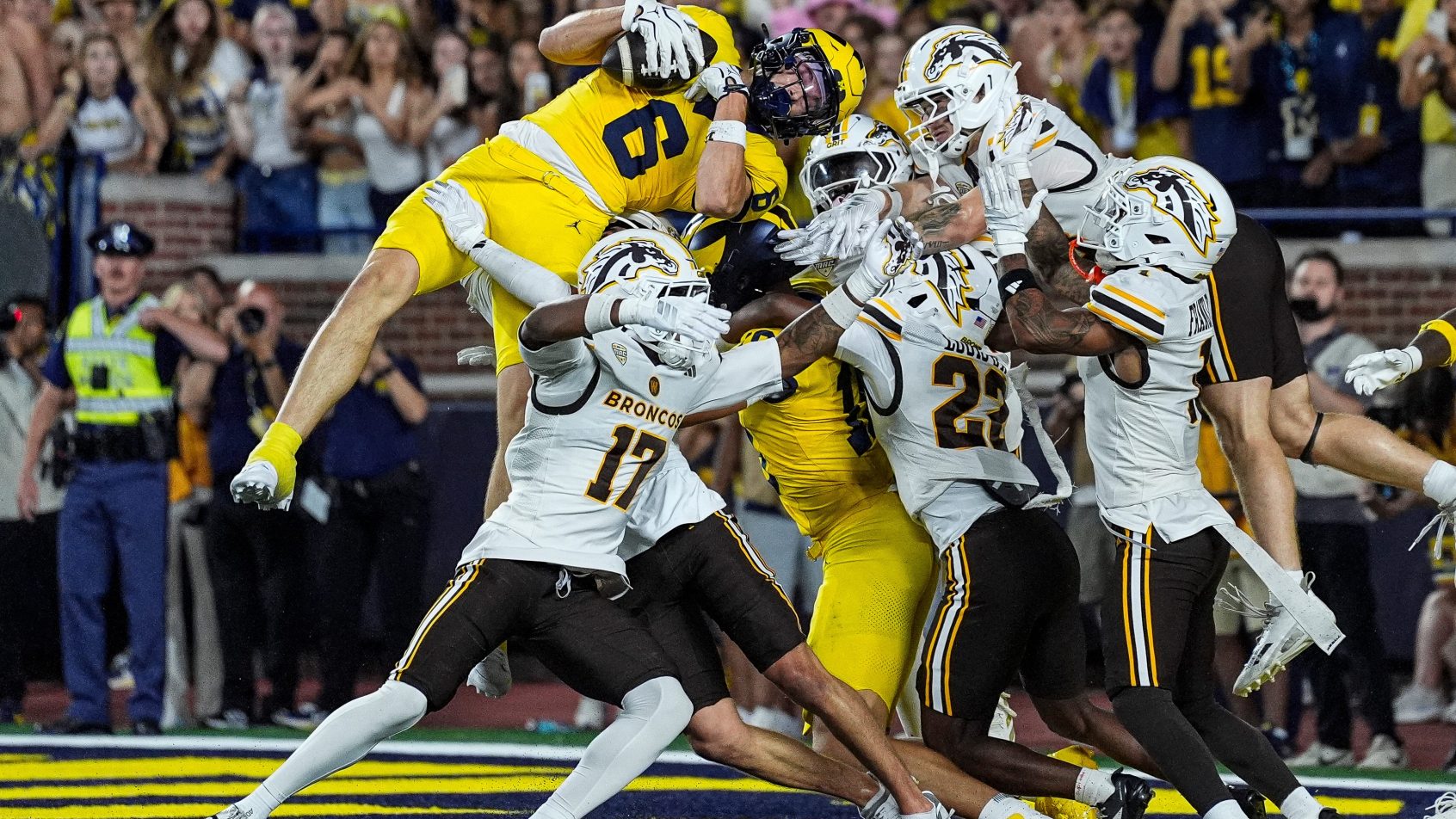 Michigan wide receiver JJ Buchanan.