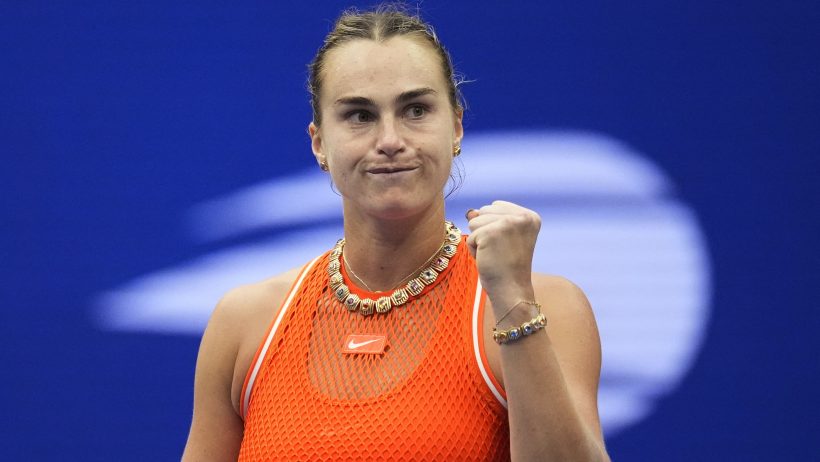 Aryna Sabalenka fist pump