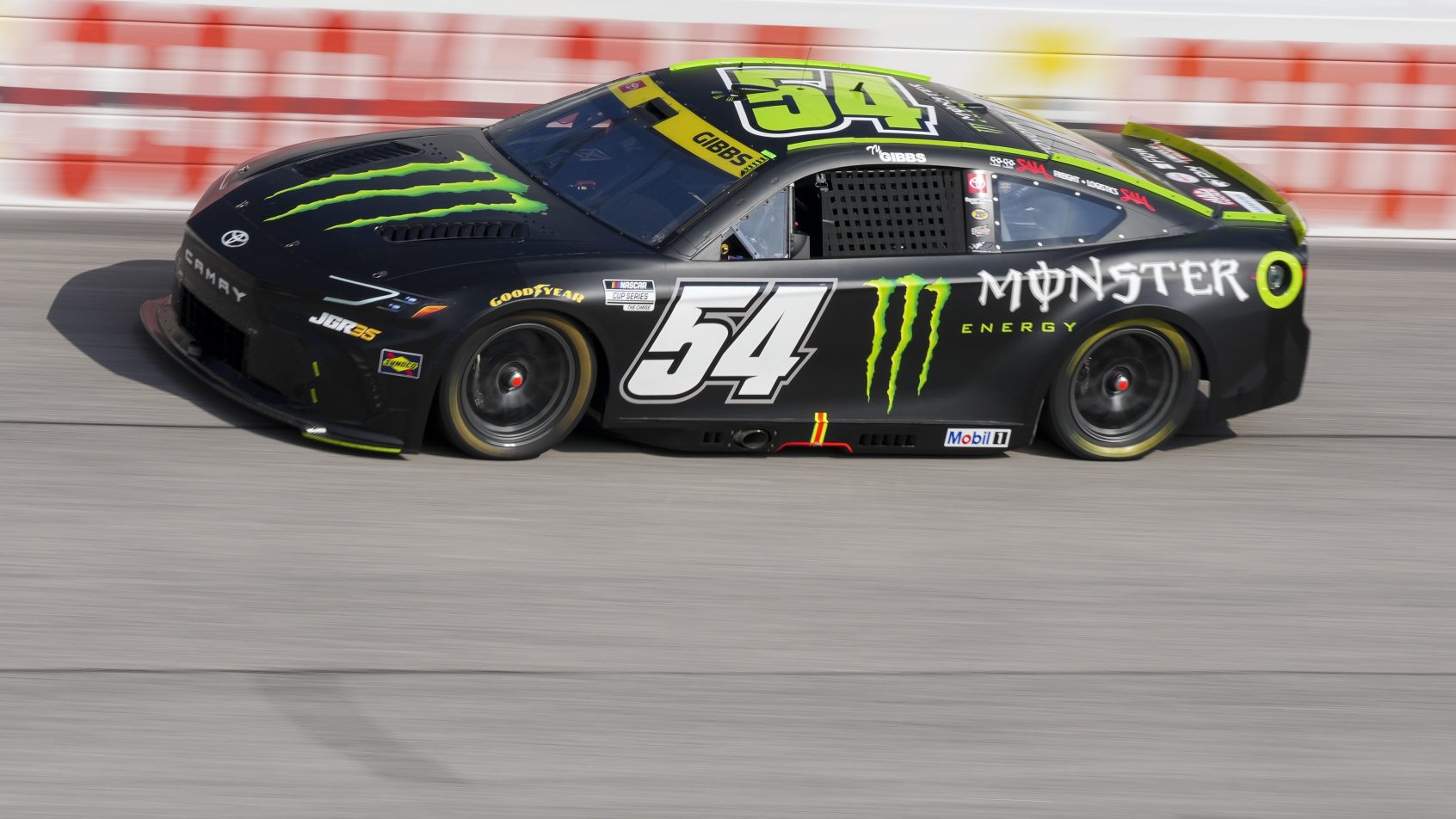 Ty Gibbs on track at Darlington (2026).