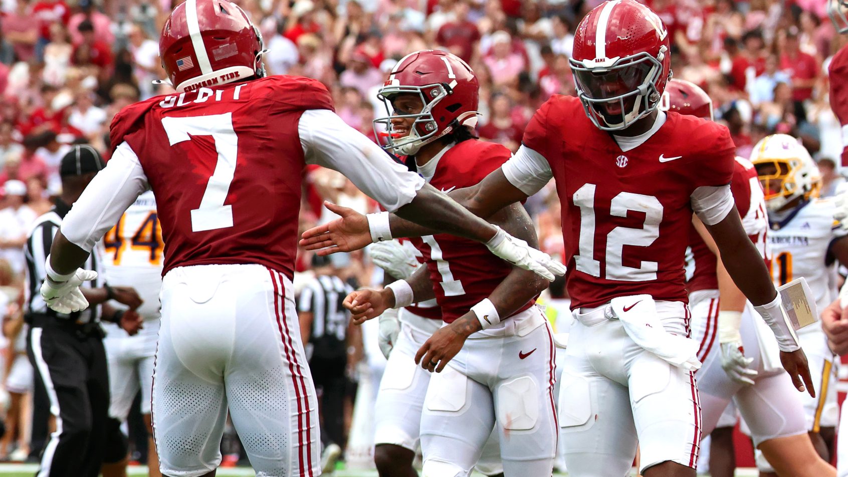 Keelon Russell playing for Alabama in the 2026 college football season.