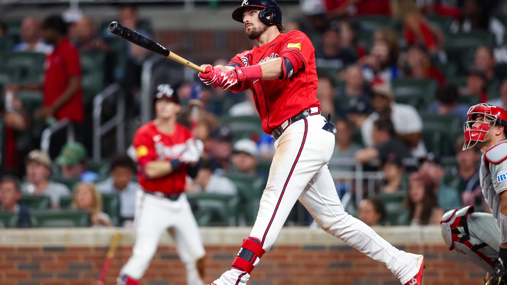 Austin Riley at the plate