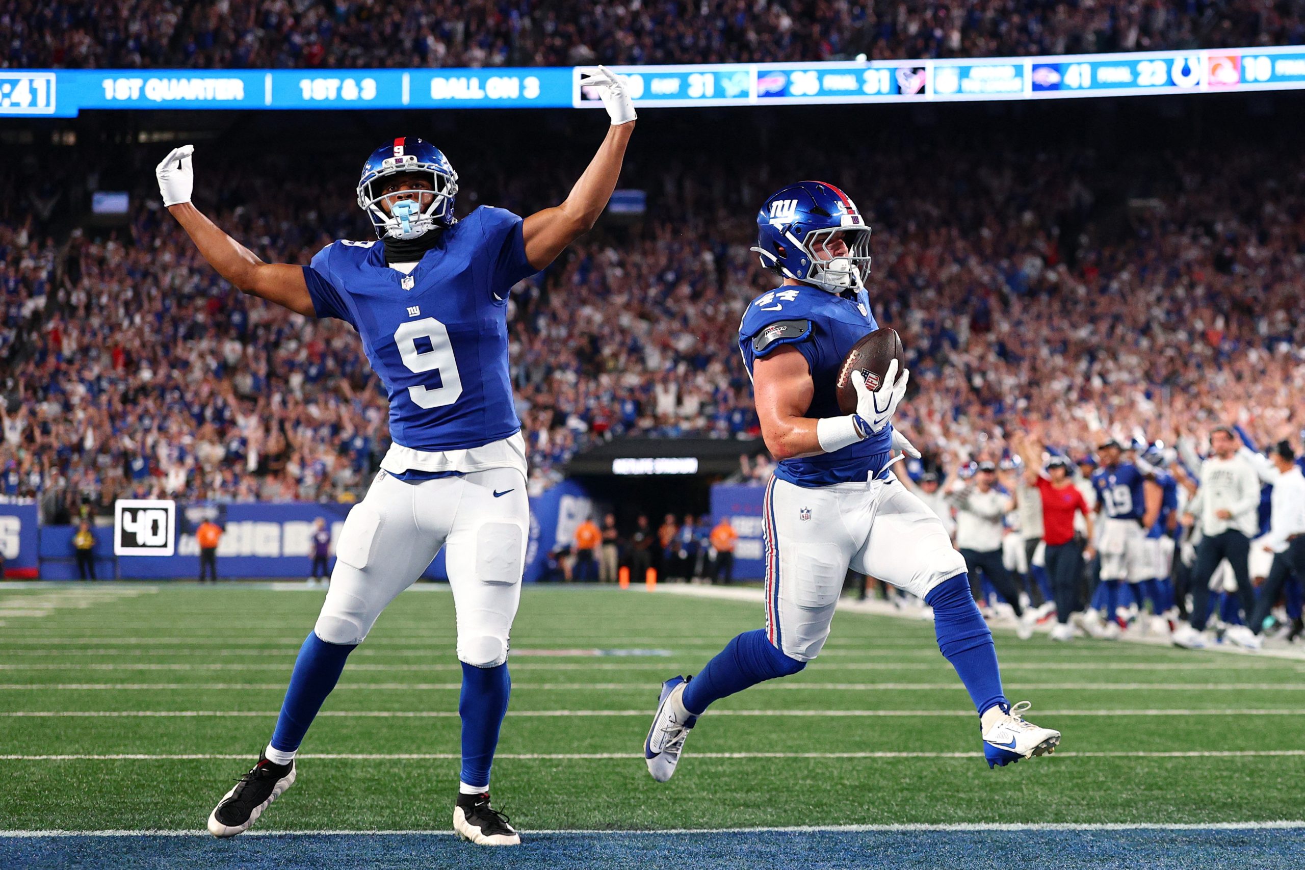 NY Giants vs LA Rams Public-Betting Splits for MNF