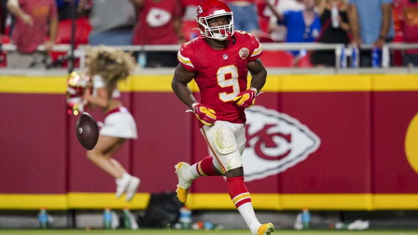 Kenneth Walker III with the Chiefs in the 2026 NFL season.