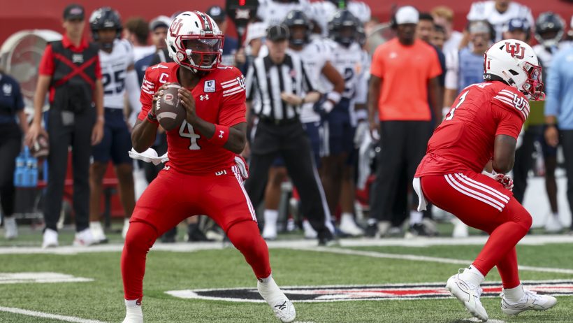 Devon Dampier playing for Utah in the 2026 college football season.