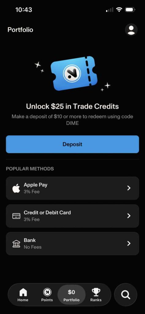 Novig banking options