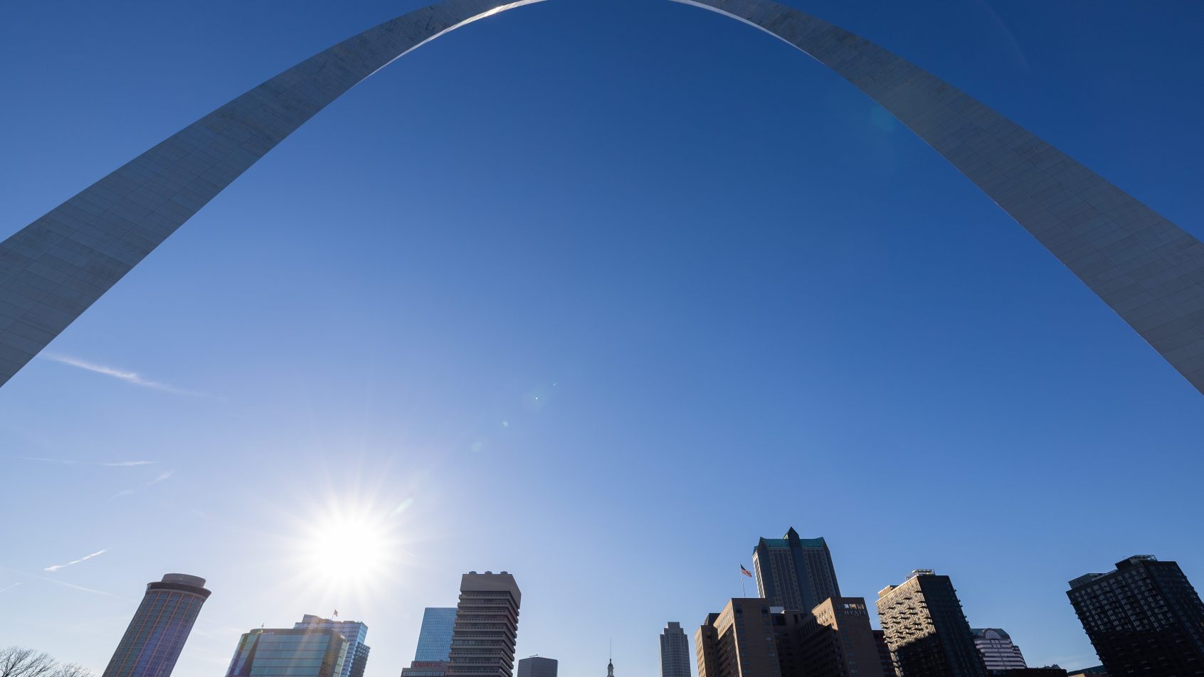 St. Louis arch.