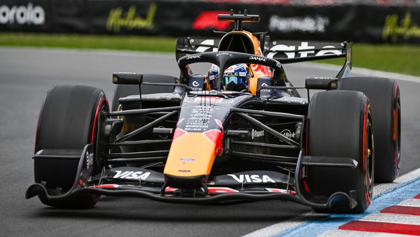 Max Verstappen on-track in Canada (2026).