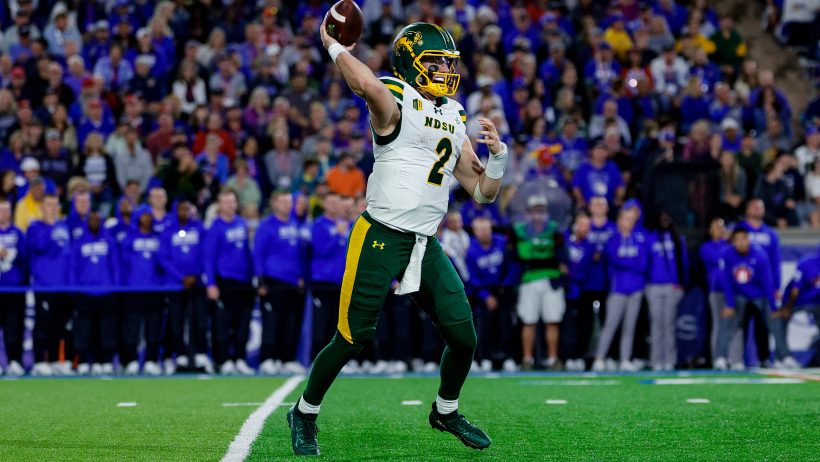 Nathan Hayes throws pass
