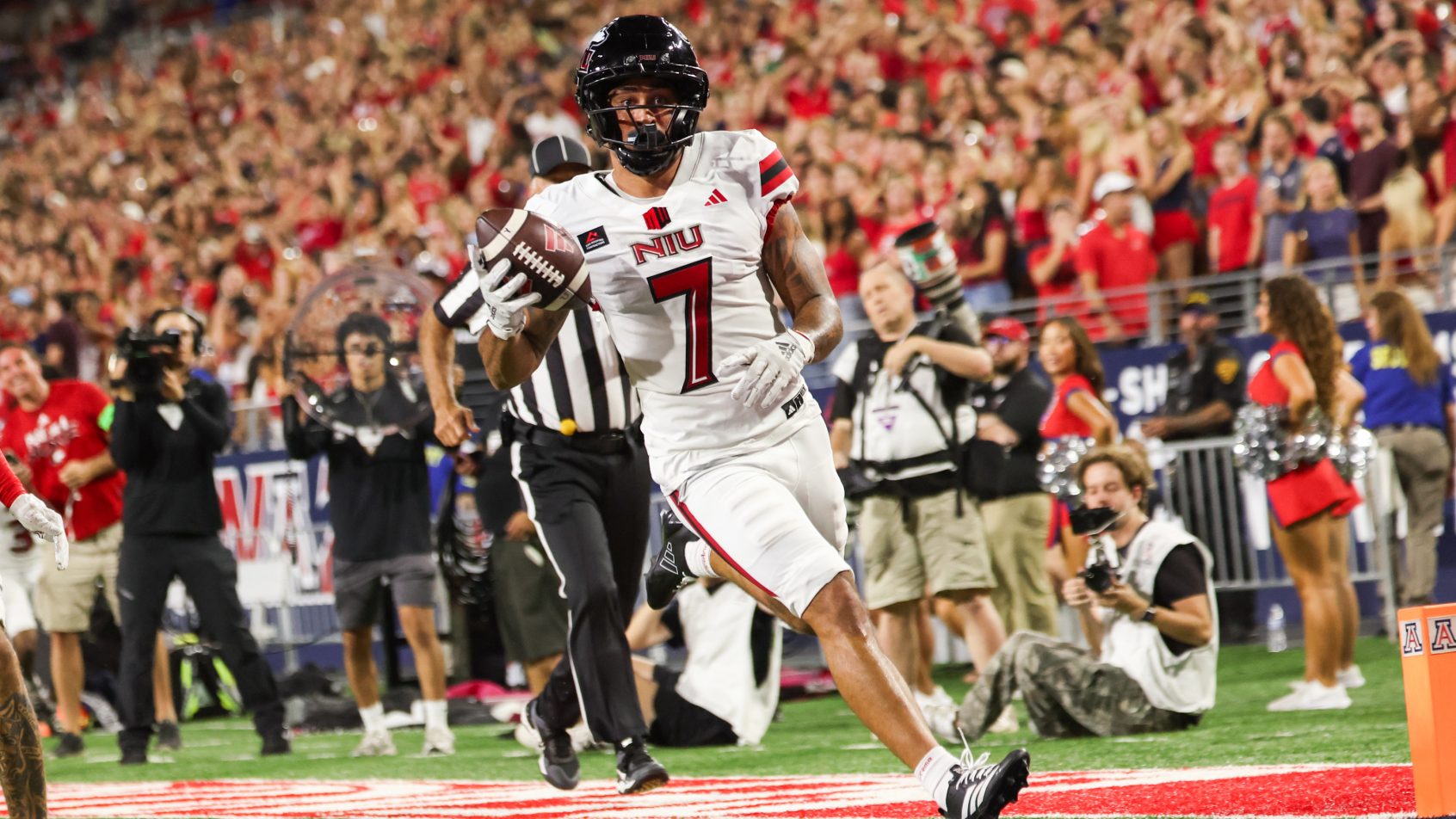 Cam Thompson playing for NIU in the 2026 college football season.