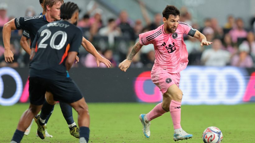 Lionel Messi playing in the 2026 MLS season with Inter Miami.