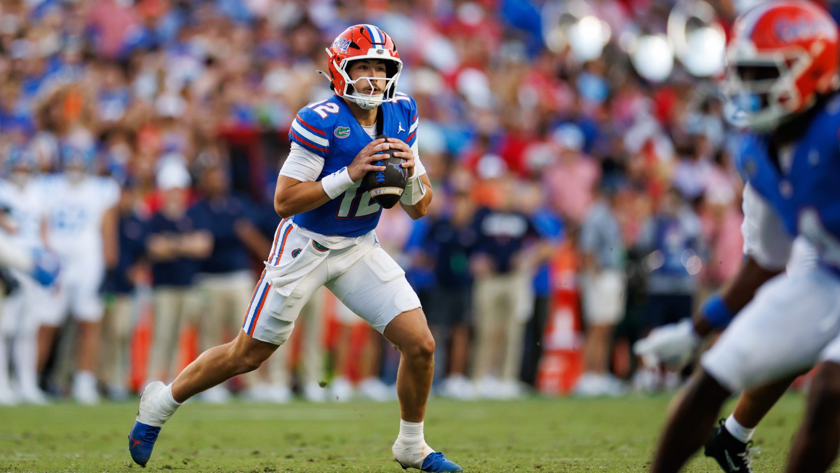Aaron Philo playing for the Florida Gators in the 2026 college football season