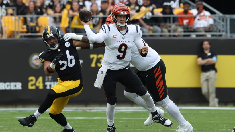 Joe Burrow playing for the Bengals in the 2026 NFL season.