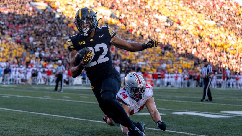 Braeden Jackson rushes for a touchdown in a loss vs Ohio State.