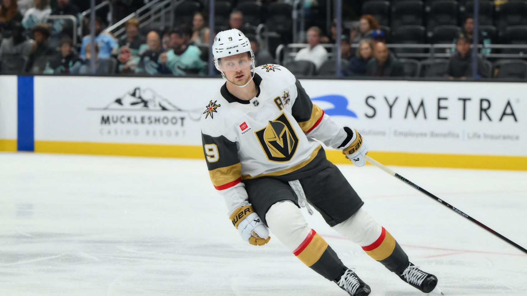 Jack Eichel playing for the Golden Knights in the 2026-27 NHL season.