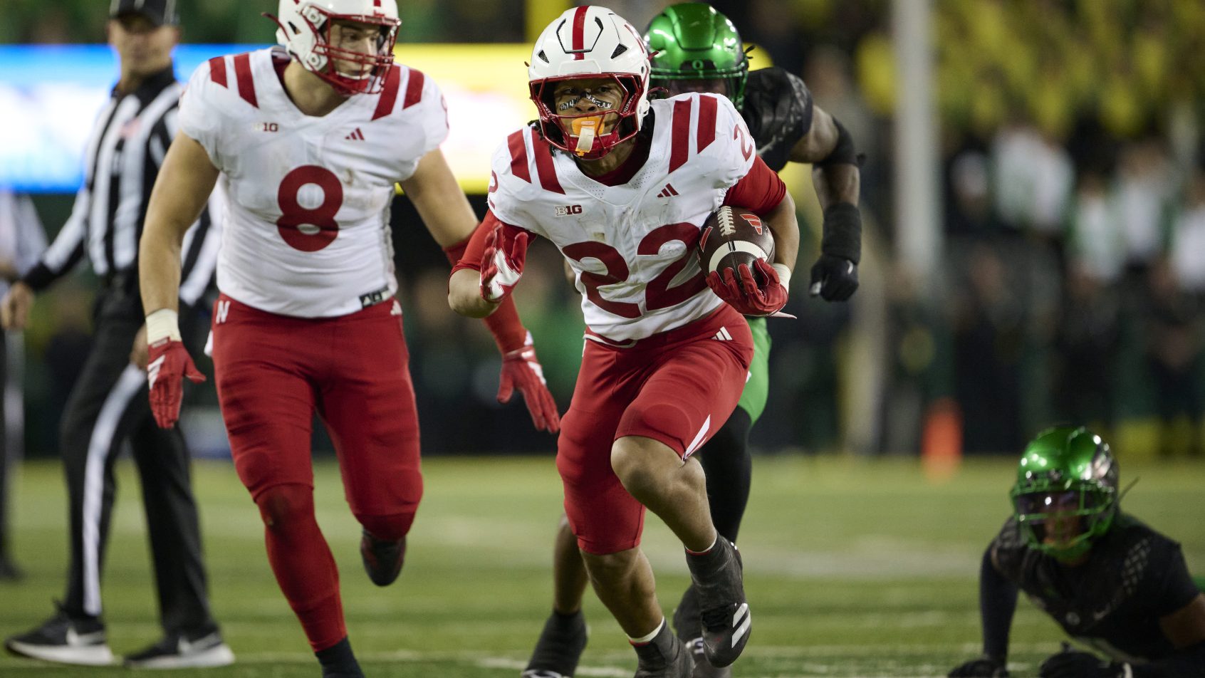 NCAA Football: Nebraska at Oregon