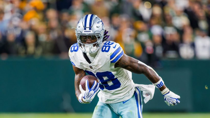 CeeDee Lamb playing for the Cowboys in the 2026 season.
