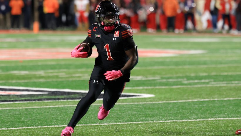 Wayshawn Parker playing for Utah in the 2026 college football.