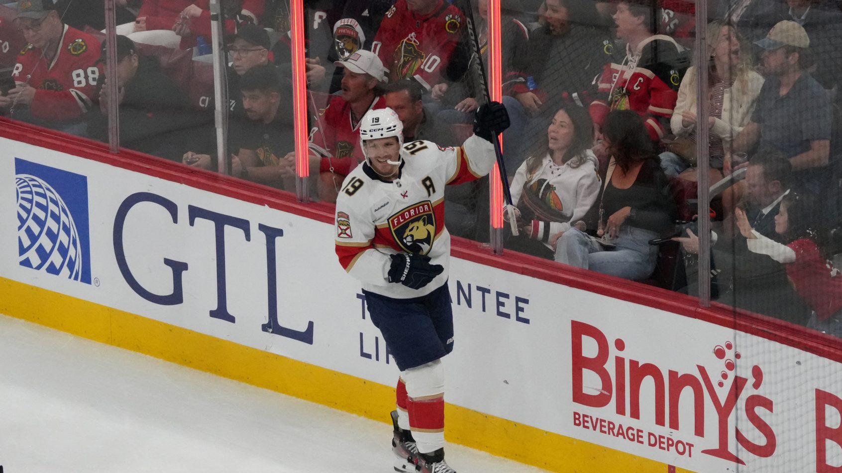 Matthew Tkachuk celebration