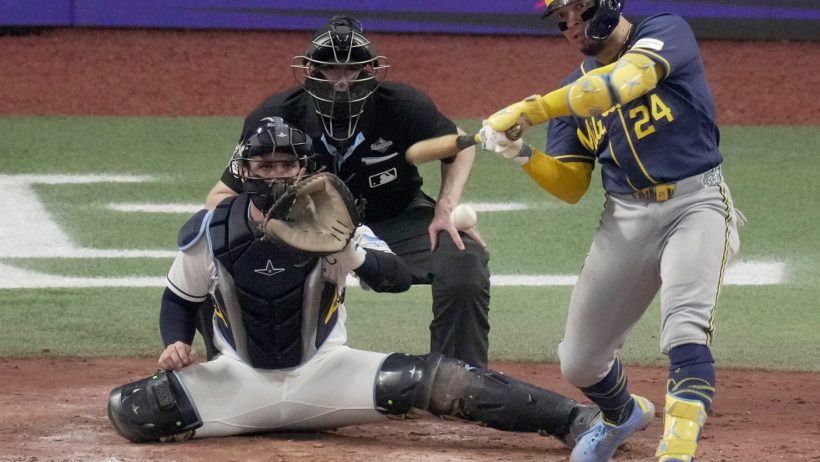 William Contreras at the plate