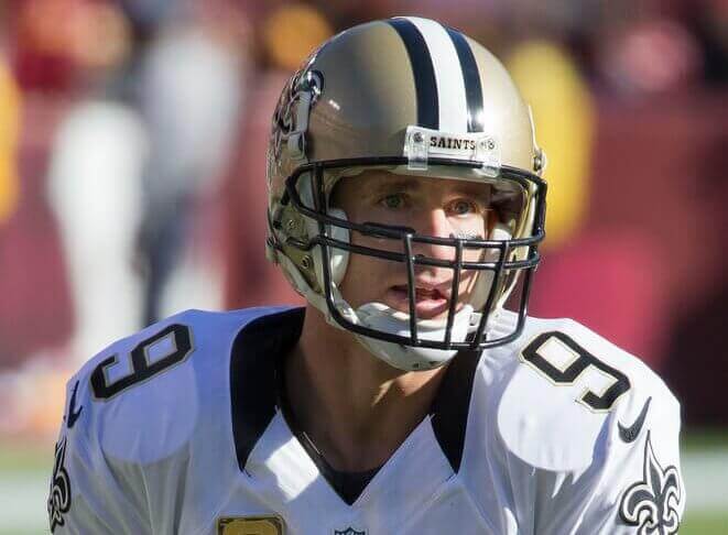 Drew Brees in pocket