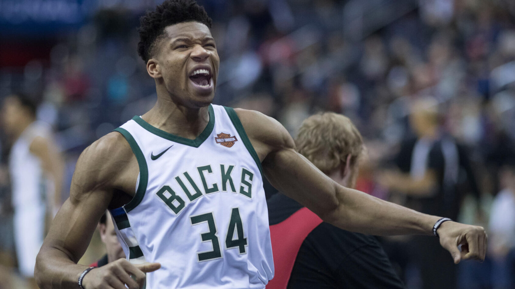 The Bucks' Giannis Antetokounmpo