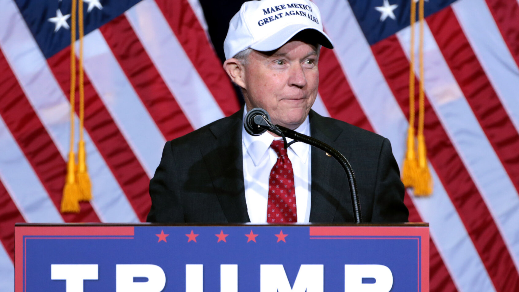 Jeff Sessions - very much part of the Trump campaign