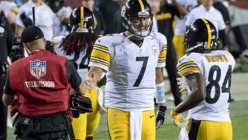 Ben Roethlisberger and Antonio Brown