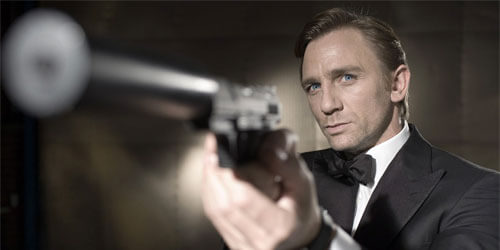 Daniel Craig, as James Bond.