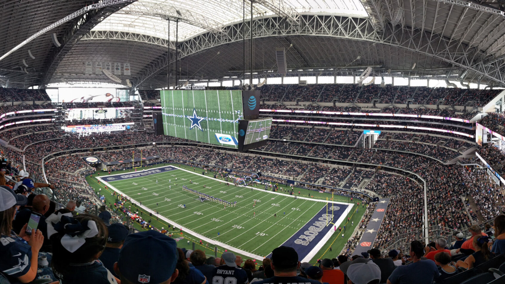 Panorama view of AT&T Stadium